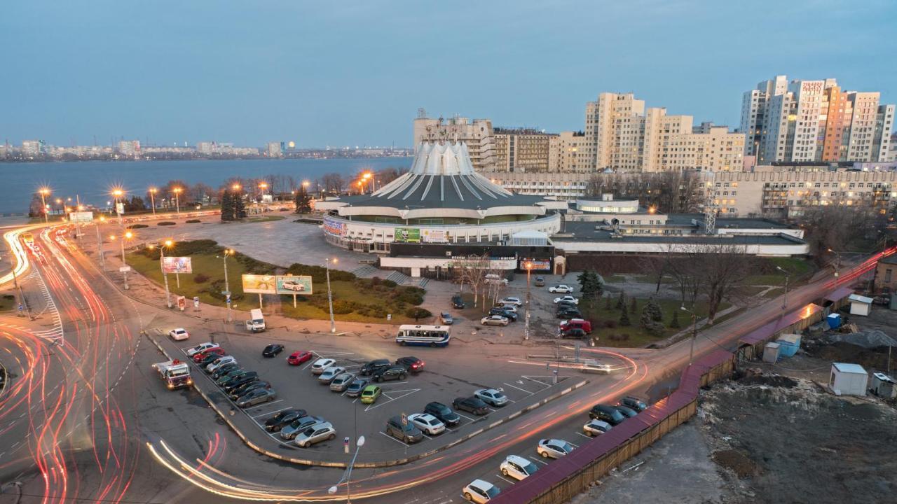 Staybridge Mini-Hotel In Most City Panoramic River View Dnipro Dış mekan fotoğraf